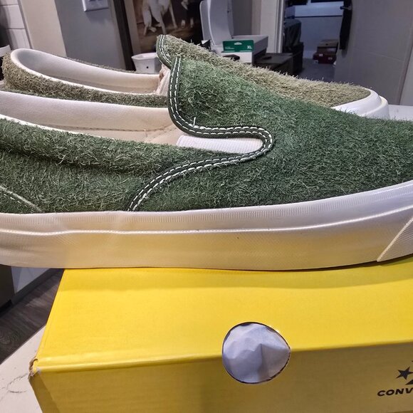 Converse X Golf Le Fluer One Star Cc Slip Pro Forest Elf/Brush/Egret Mens Sz 10 - Picture 1 of 14